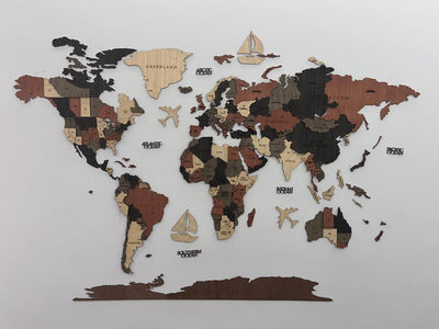 Carte du Monde en Bois – Transformez votre mur en œuvre d’art… en 15 minutes